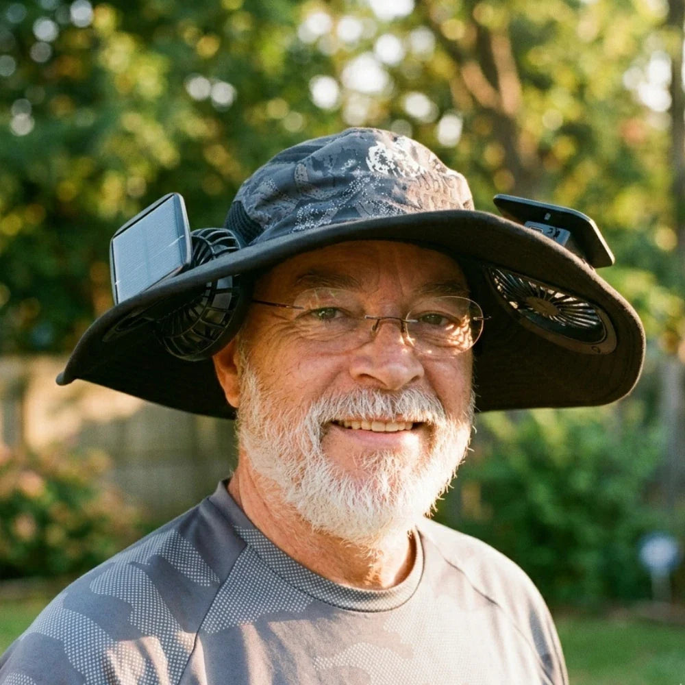 💎Stay Cool Solar Powered Portable Fan Hat