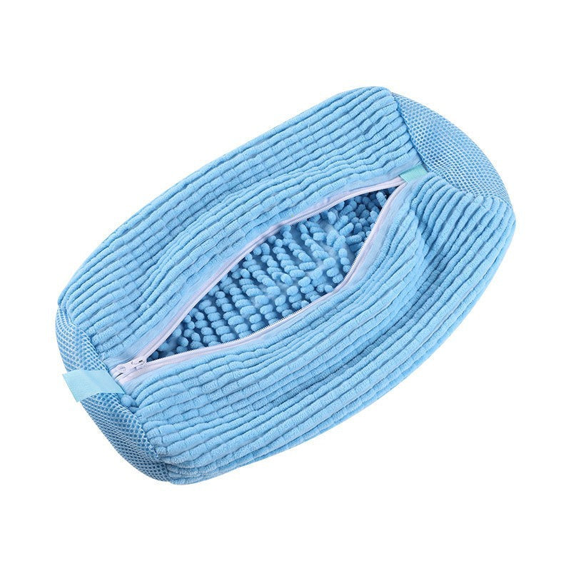 👟 Nectavira® Chenille Shoe Washing Machine Bag – Protective Mesh & Hidden Zipper 🔒