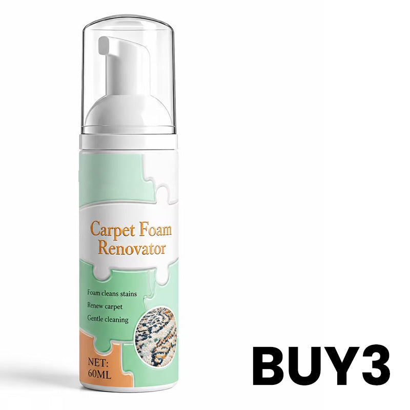 🧼 Nectavira® Waterless Carpet Foam Stain Remover – Lift Spots Fast with Cleaning Towel ✨