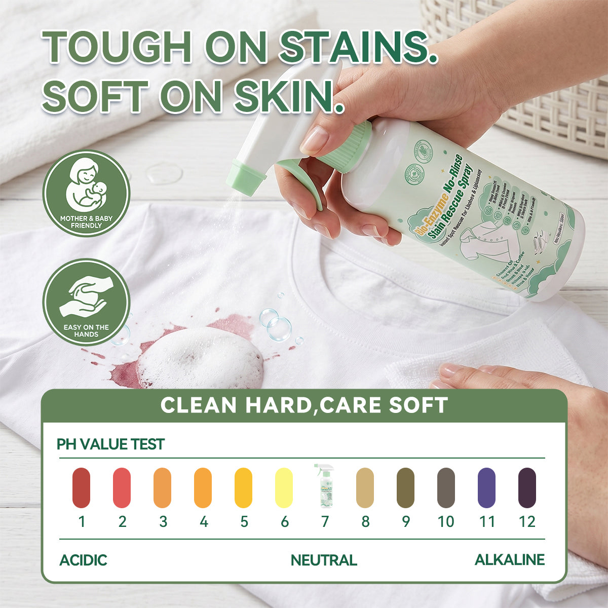 Billhol® Bio-Enzyme No-Rinse Stain Rescue Spray