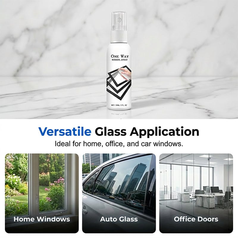 🪟 49% OFF Reflective Window Spray | One-Way Mirror Privacy Shield for Home & Car