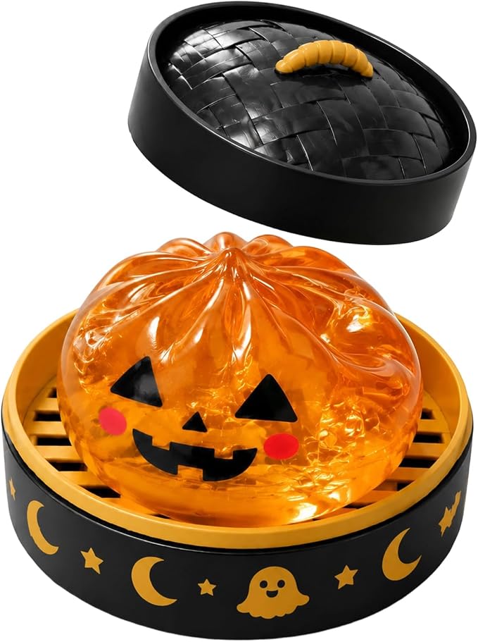 🔥 55% OFF TODAY 🎃Nectavira® Halloween Steamed Bun Squishy Random Mystery Box | 6 Spooky Styles to Collect🎃