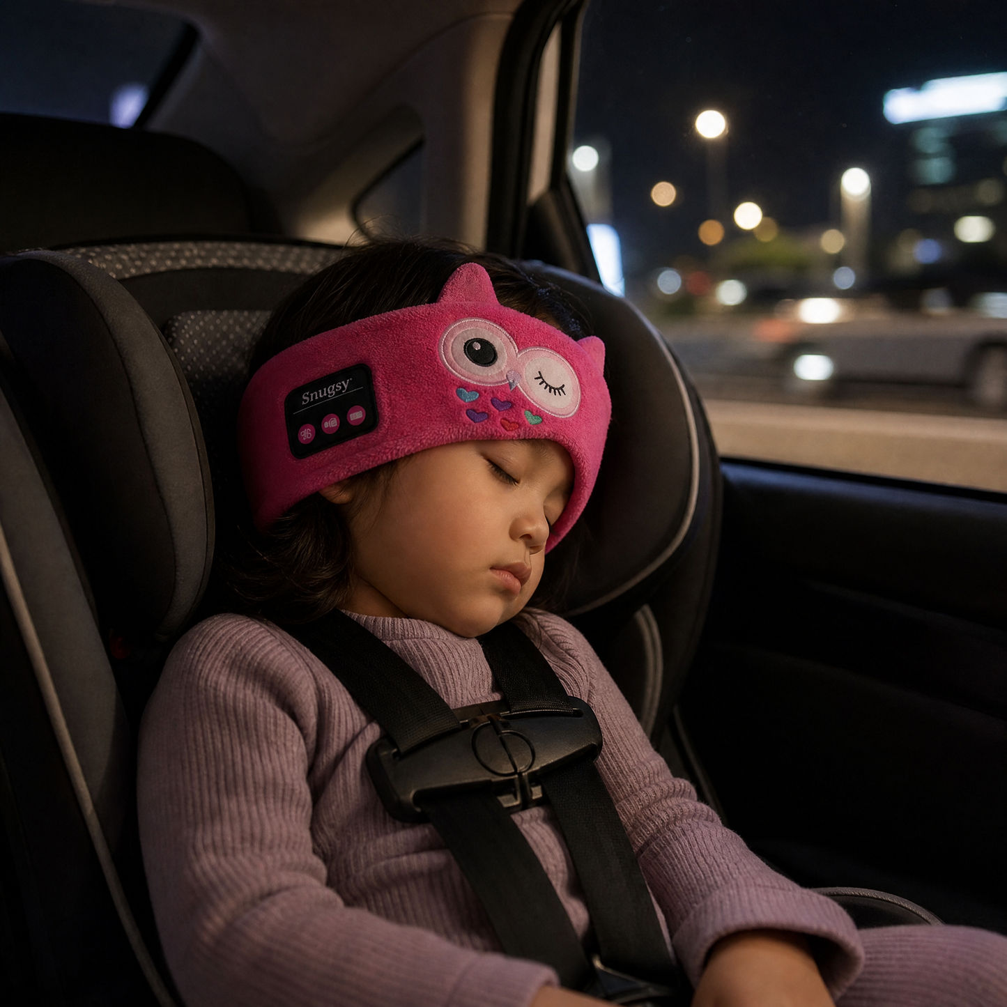Nectavira® 🔥 Soft Bluetooth Sleep Headband For Kids, Toddlers & Adults Long Flights. Quiet Kids. Stress-Free Travel.