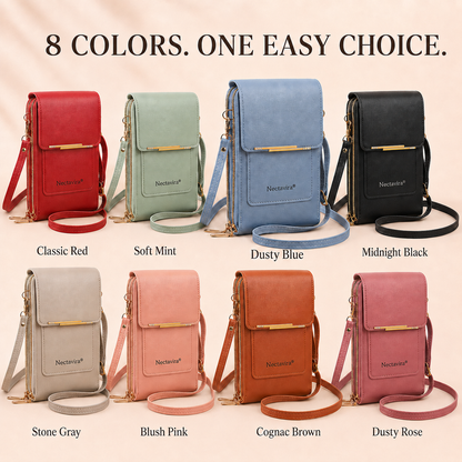 ✨ Nectavira® Women’s Touchscreen Crossbody Phone Wallet
