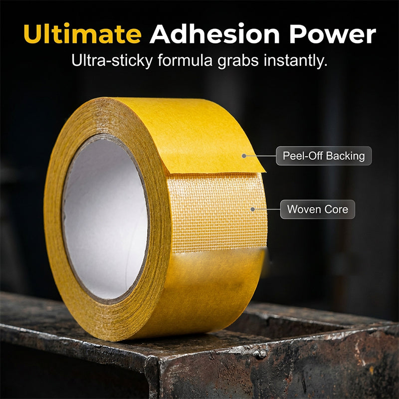 up🔥LAST DAY SALE - BUY 1 GET 1 FREE!!⚡50K+ SOLD!🏠High-Tack Double-Sided Mesh Tape