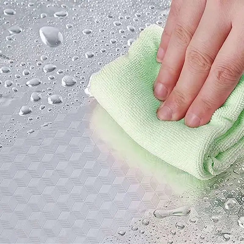 💎Limited Time 50% Off✨ Healrize® Stainless Steel Kitchen Oil-Proof Wallpaper Roll | Waterproof Peel & Stick Aluminum Foil Contact Paper for Countertops, Cabinets & Backsplash🎊1