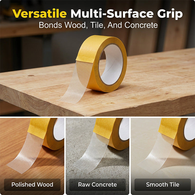 up🔥LAST DAY SALE - BUY 1 GET 1 FREE!!⚡50K+ SOLD!🏠High-Tack Double-Sided Mesh Tape