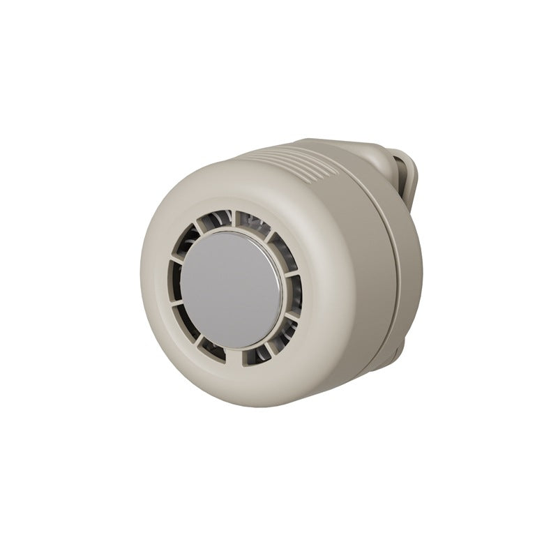 Nectavira® Clip-On Bladeless Mini Fan – Hands-Free Cooling, 360° Adjustable & 3-Speed USB Rechargeable