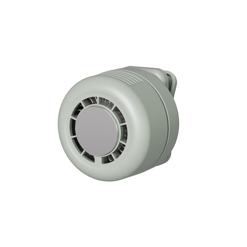 Nectavira® Clip-On Bladeless Mini Fan – Hands-Free Cooling, 360° Adjustable & 3-Speed USB Rechargeable
