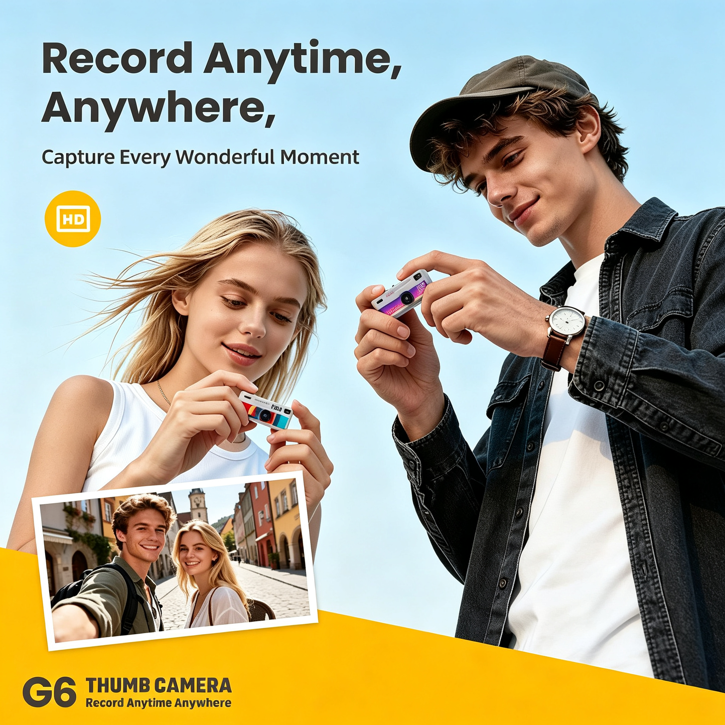 Billhol® Pro Mini Keychain Camera – Capture Everyday Moments Anywhere