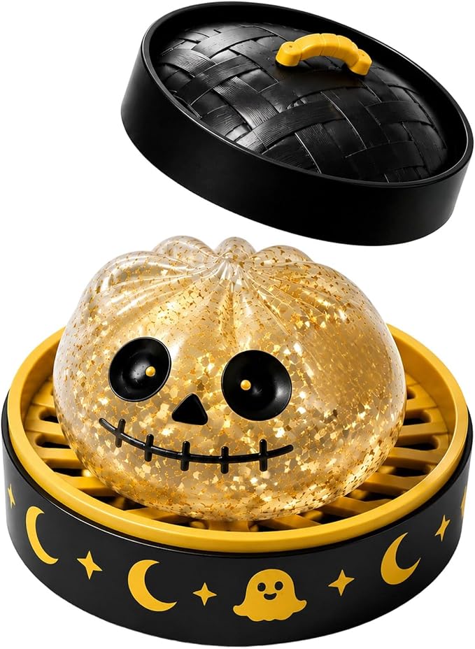🔥 55% OFF TODAY 🎃Nectavira® Halloween Steamed Bun Squishy Random Mystery Box | 6 Spooky Styles to Collect🎃