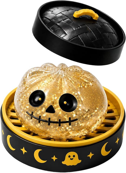 🔥 55% OFF TODAY 🎃Nectavira® Halloween Steamed Bun Squishy Random Mystery Box | 6 Spooky Styles to Collect🎃