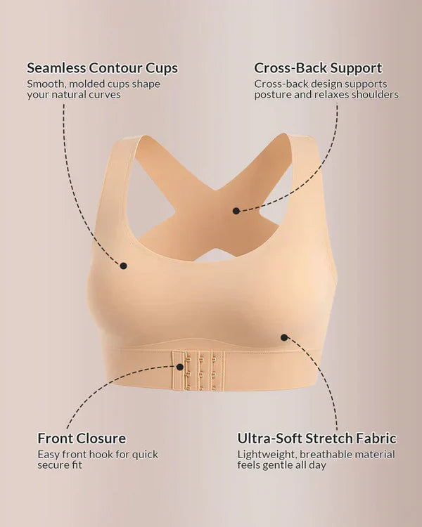 💗 𝐎𝐟𝐟𝐢𝐜𝐢𝐚𝐥 𝐁𝐫𝐚𝐧𝐝 𝐒𝐭𝐨𝐫𝐞 |✅ Nectavira® ComfortLift™ Front Closure Wireless Support Bra ✨