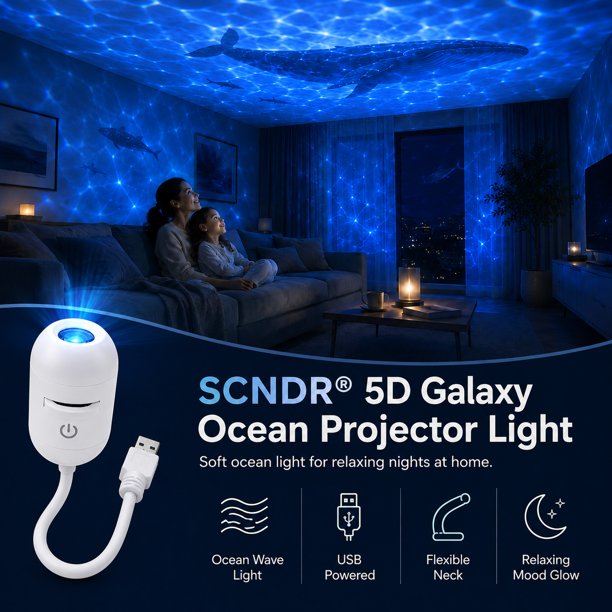 🌘Nectavira® 🔮Night Light Projector