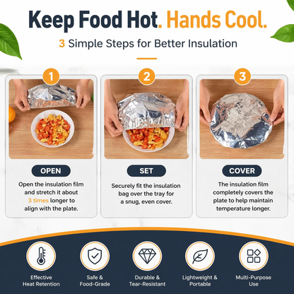 🔥 80% OFF Insulated Food Covers | Nectavira® Universal Fit Covers to Keep Meals Warm, Fresh & Ready to Serve