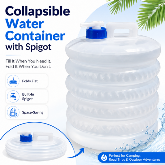 ☀️ Summer Limited-Time 50% OFF 💧 Nectavira® Collapsible Water Container with Spigot