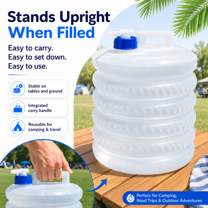 ☀️ Summer Limited-Time 50% OFF 💧 Nectavira® Collapsible Water Container with Spigot