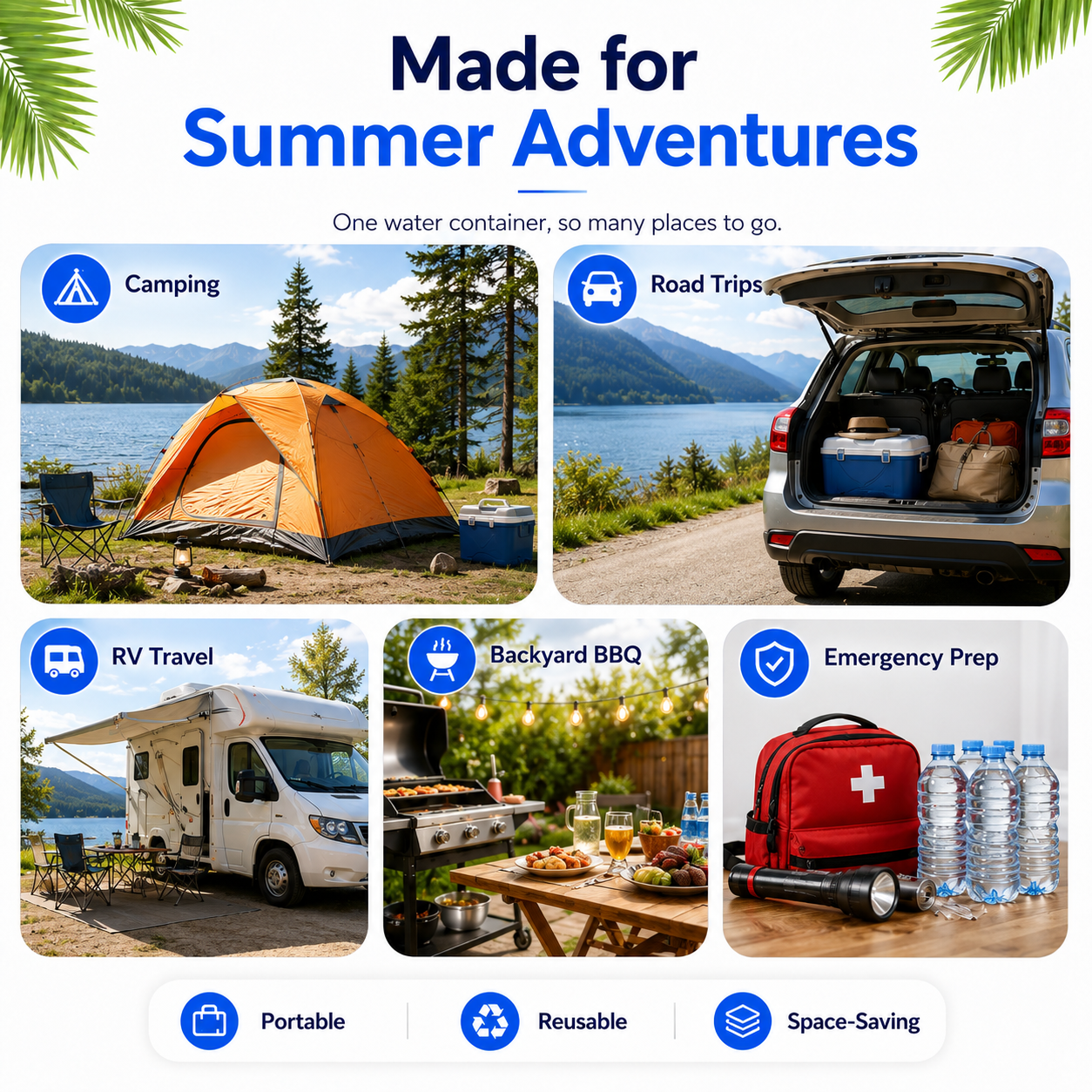 ☀️ Summer Limited-Time 50% OFF 💧 Nectavira® Collapsible Water Container with Spigot
