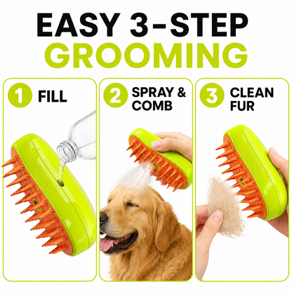 Pet spray comb, cat comb, dog comb, detangling comb, loose hair removal comb, one-click hair removal comb, pet comb.