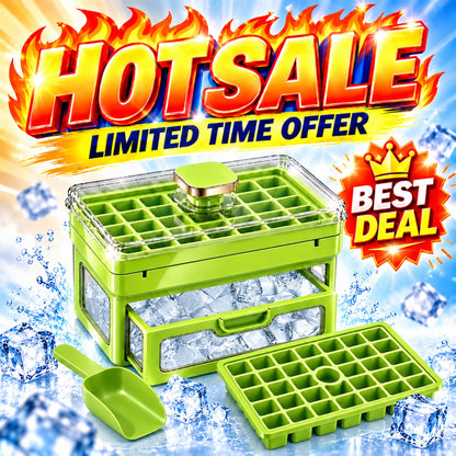🧊 Nectavira®34/68-Cube All-In-One Ice-Making System With Built-In Storage Drawer