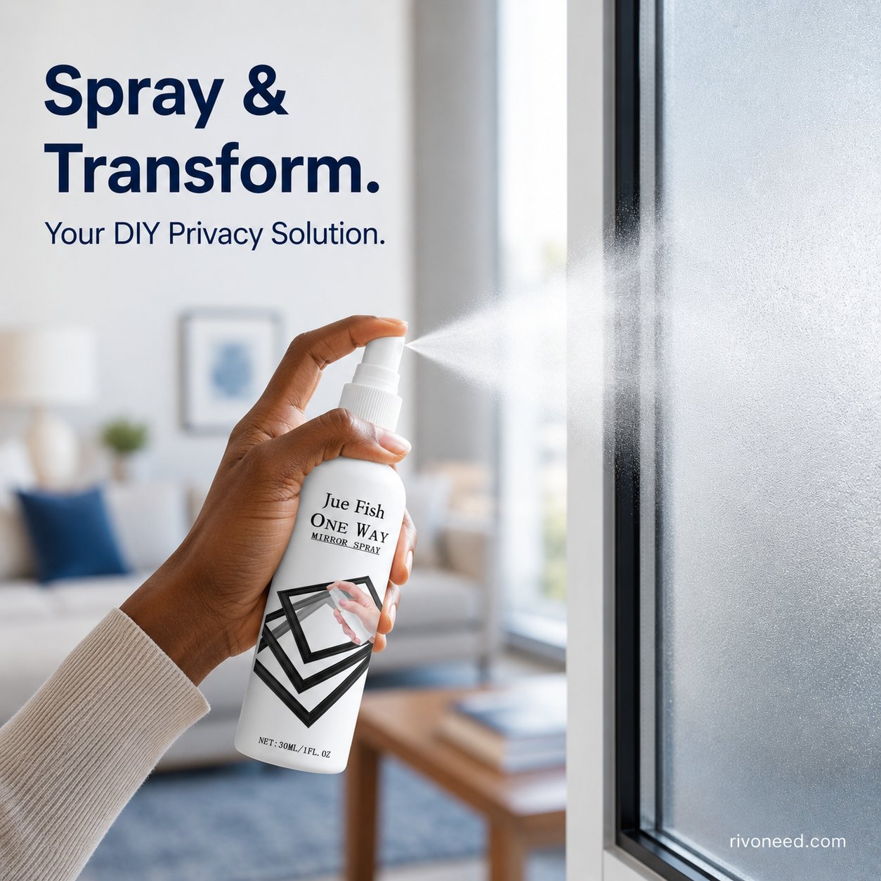 🪟 49% OFF Reflective Window Spray | One-Way Mirror Privacy Shield for Home & Car