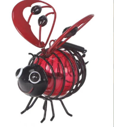 🐝 Hanging Bee-Shaped Solar Light – The Perfect Gift for Plant Lovers, Moms, or Anyone Who Loves to Smile ❤️