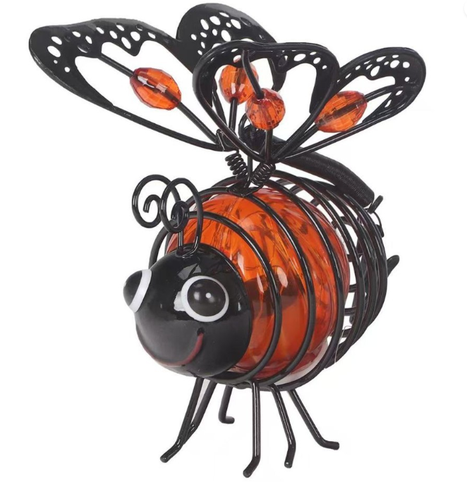 🐝 Hanging Bee-Shaped Solar Light – The Perfect Gift for Plant Lovers, Moms, or Anyone Who Loves to Smile ❤️