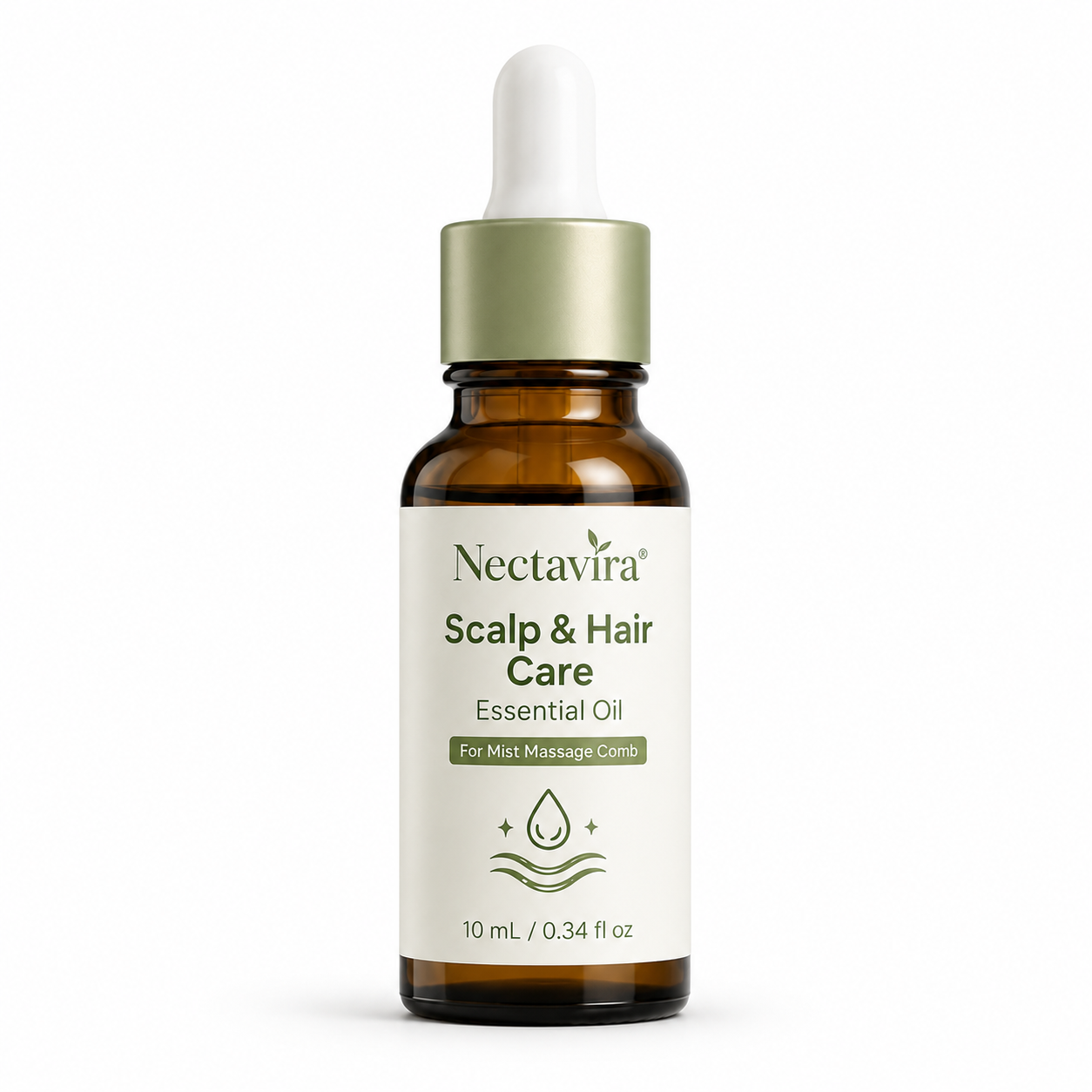 Nectavira® Scalp & Hair Care Essential Oil Drops(Designed for Your Mist Massage Comb)