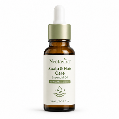 Nectavira® Scalp & Hair Care Essential Oil Drops(Designed for Your Mist Massage Comb)