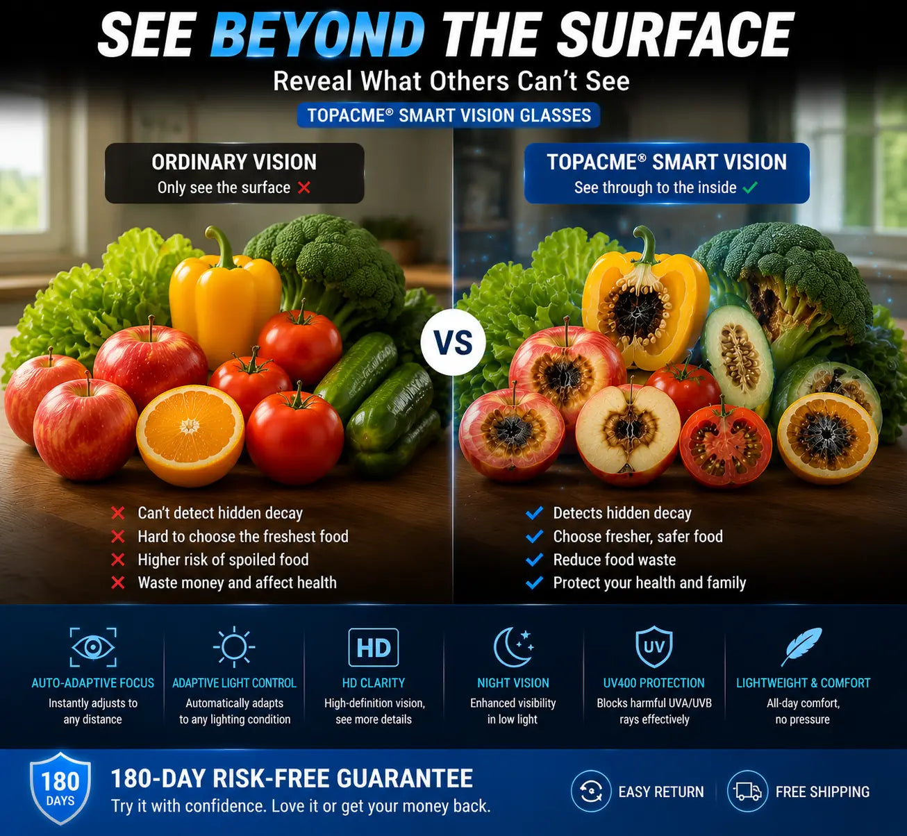 Nectavira® TotalView Smart Glasses – Every Distance, Every Environment