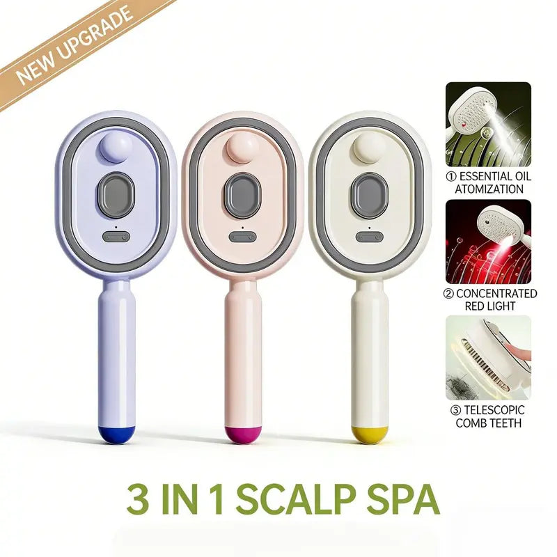 ✨ Steam Mist Straightening Comb – Salon-Smooth Hair at Home