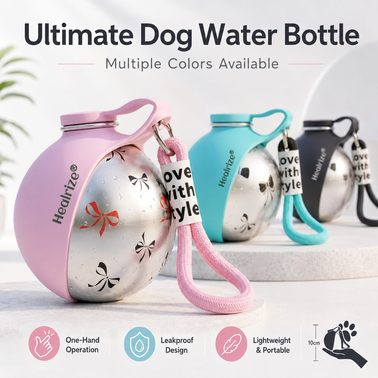🔥 Hot Sale 50% OFF — 𝐍𝐞𝐜𝐭𝐚𝐯𝐢𝐫𝐚® Stainless Steel Pet Water Bottle | Leak-Proof Travel Dog & Cat Water Bottle for Walking, Hiking, Park Days & Outdoor Adventures🐾3