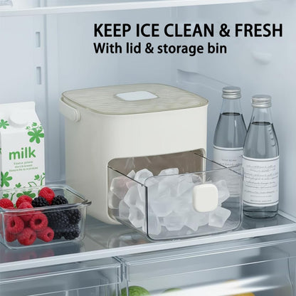 Nectavira® QuickPop 48-Cube Ice Tray Set with Storage Bin