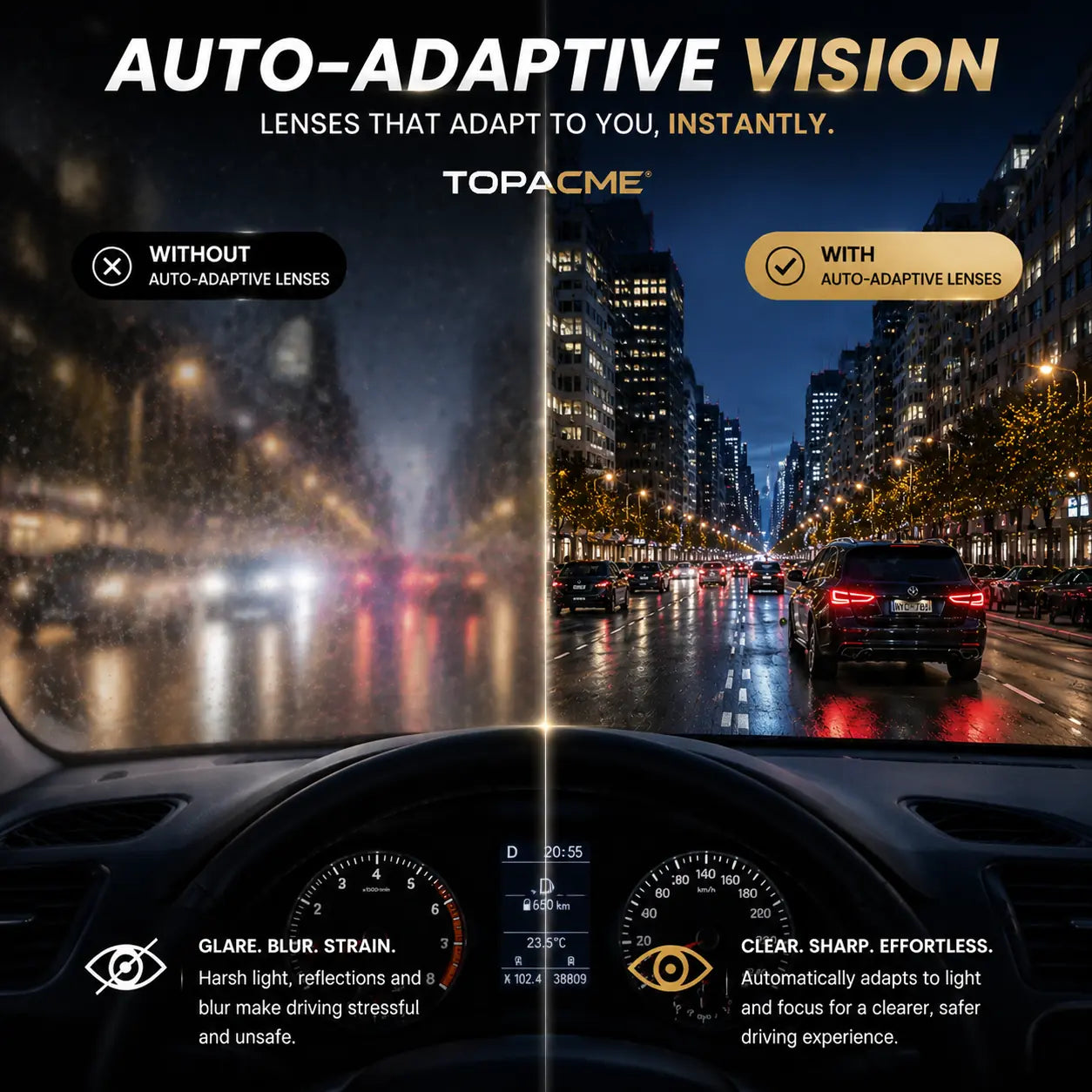 Nectavira® TotalView Smart Glasses – Every Distance, Every Environment