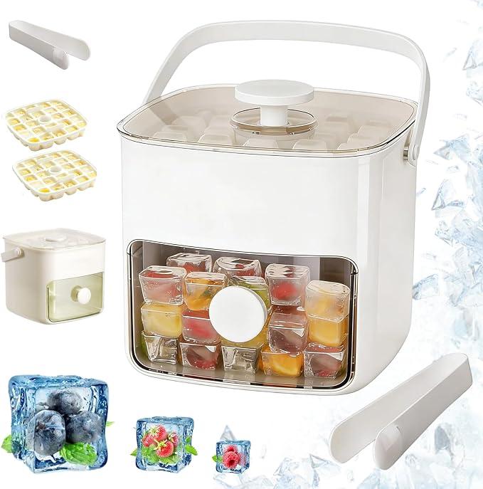 Nectavira® QuickPop 48-Cube Ice Tray Set with Storage Bin