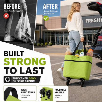 ROLLING SHOPPING BAG Carry More, Lift Less