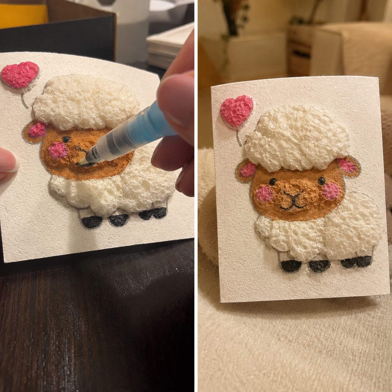 3D sheep handmade card project