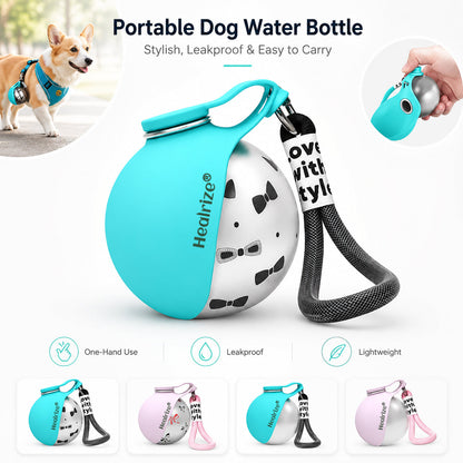 🔥 Hot Sale 50% OFF — 𝐍𝐞𝐜𝐭𝐚𝐯𝐢𝐫𝐚® Stainless Steel Pet Water Bottle | Leak-Proof Travel Dog & Cat Water Bottle for Walking, Hiking, Park Days & Outdoor Adventures🐾3