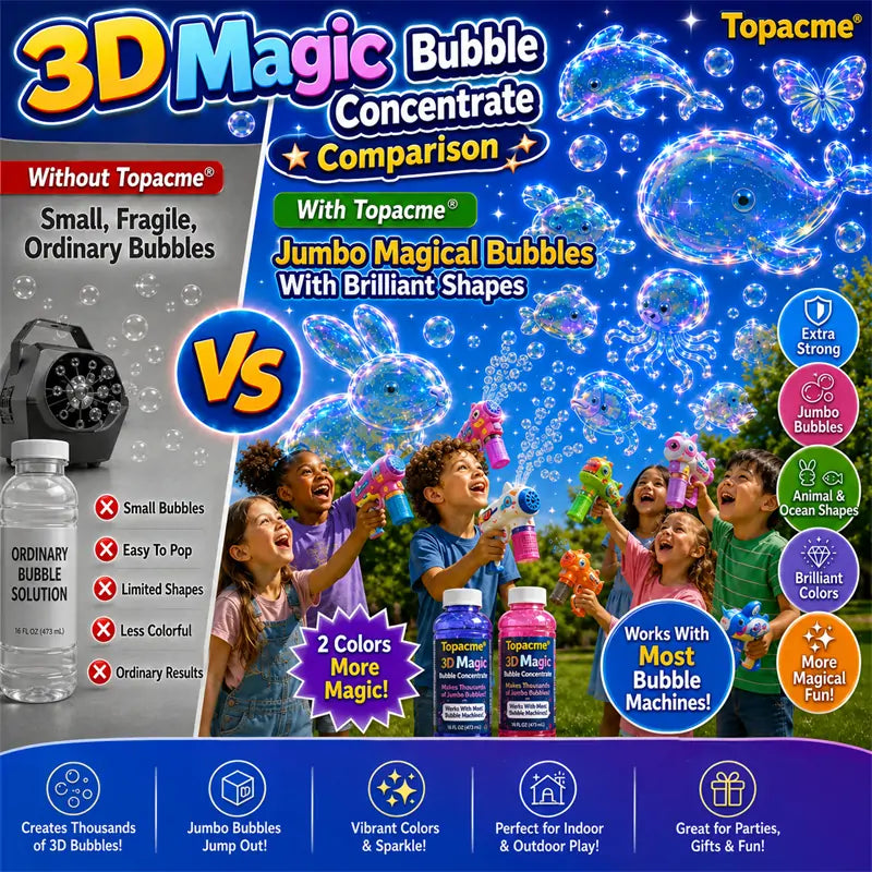 Super 3D Magic Bubble Concentrate —— Animal & Ocean Fantasy Theme🔥🔥🔥