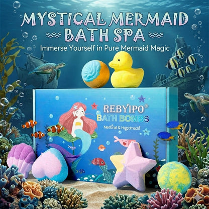 🎁Gentle Kids Bath Bomb Set – Food-Grade Colors, Surprise Toys & Fun Bath Time Adventures🔥 Limited Time – Save 70% Today