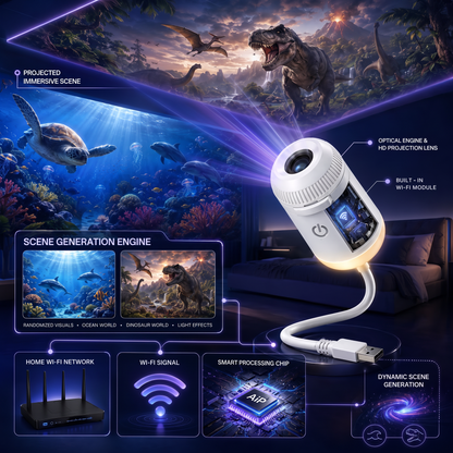 🌘Nectavira® 🔮Night Light Projector