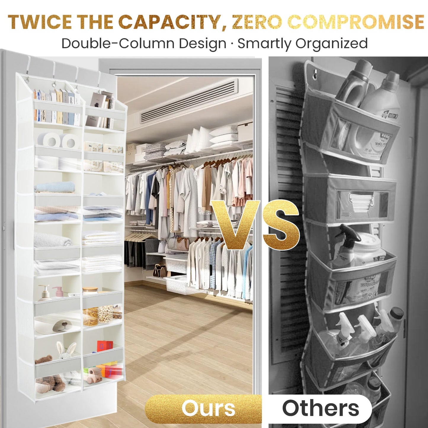 💎XL Over the Door Organizer with 2 Columns