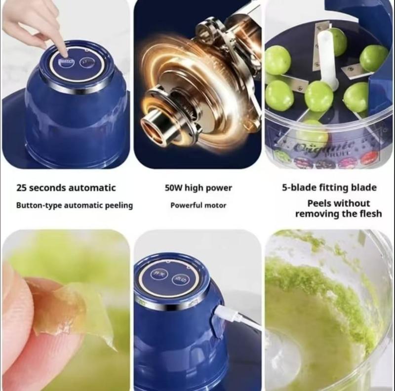 🍁Electric peeler, suitable for garlic, grapes, cherry tomatoes