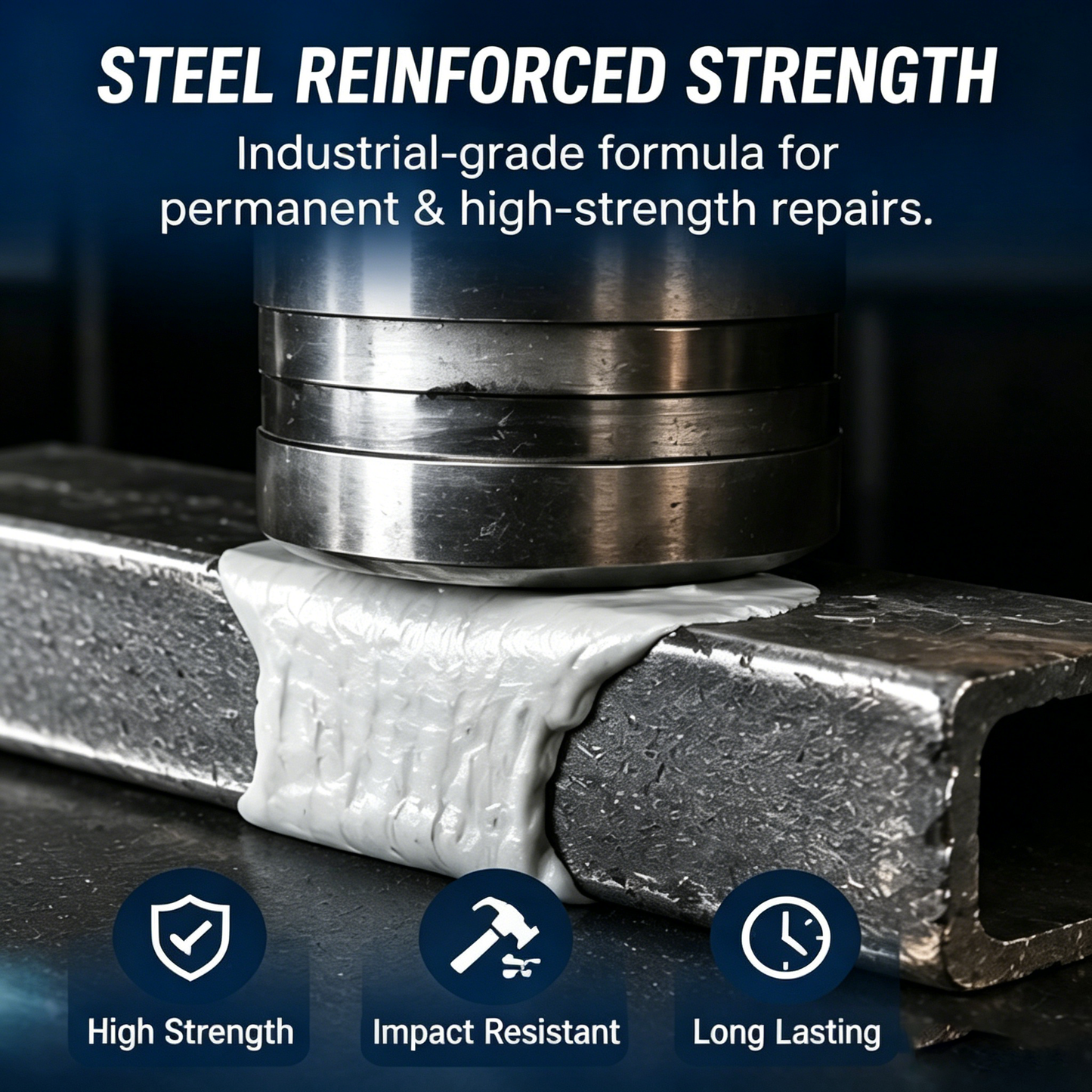 🔧💧Steel-Reinforced Epoxy Repair Putty Kit – Fill Cracks, Gaps & Broken Surfaces