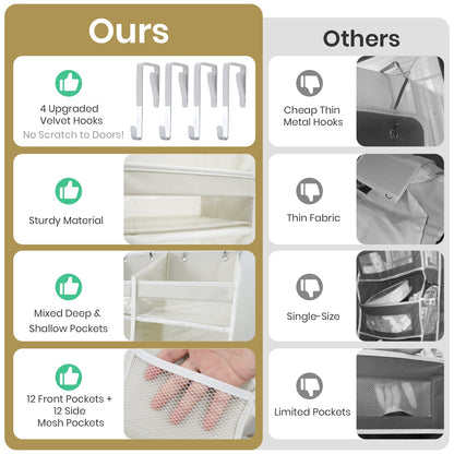 💎XL Over the Door Organizer with 2 Columns