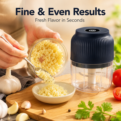 🔥 50K+ Sold |  𝐍𝐞𝐜𝐭𝐚𝐯𝐢𝐫𝐚® Mini Electric Food Chopper – One-Press Garlic & Veggie Prep 🍳🥕🧄
