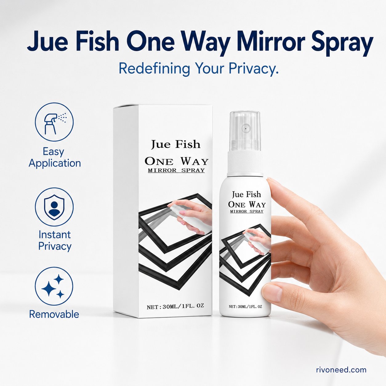🪟 49% OFF Reflective Window Spray | One-Way Mirror Privacy Shield for Home & Car