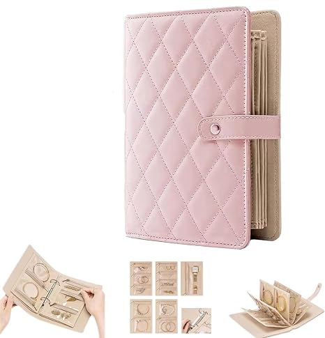 Luxury Portable Jewelry Storage Book
