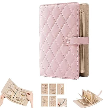 Luxury Portable Jewelry Storage Book