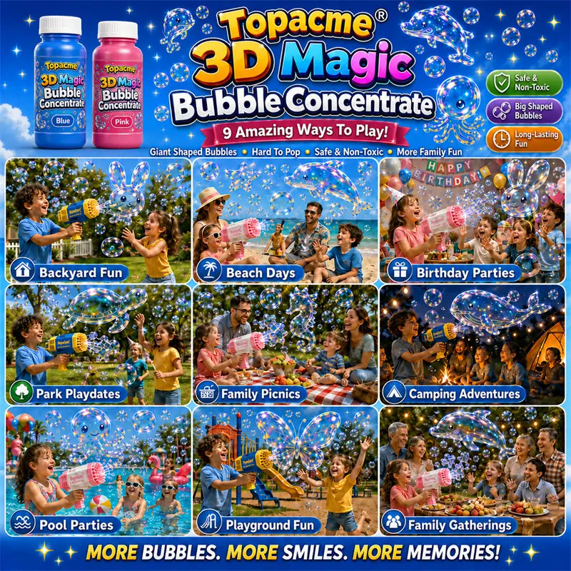 Super 3D Magic Bubble Concentrate —— Animal & Ocean Fantasy Theme🔥🔥🔥